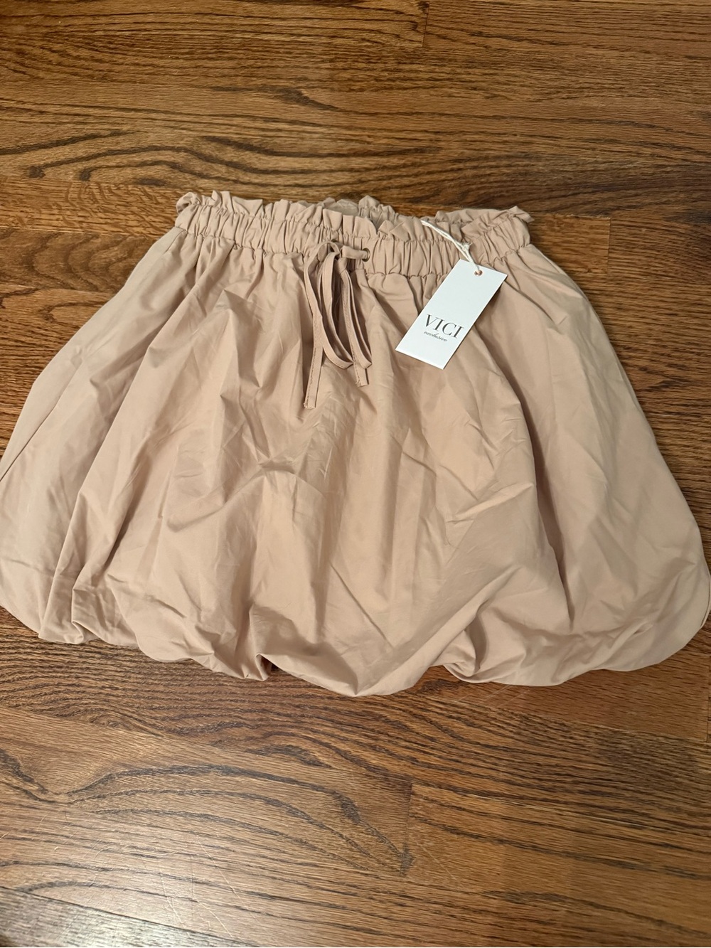 VICI Blush Bubble Mini Skirt